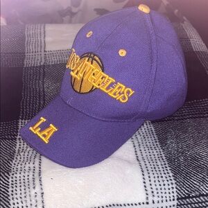 Los Angeles Kids Cap - Purple and Yellow